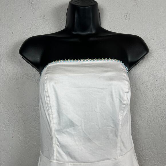 Tempo Paris Strapless Spring Midi Dress White - XS - Picture 3 of 7